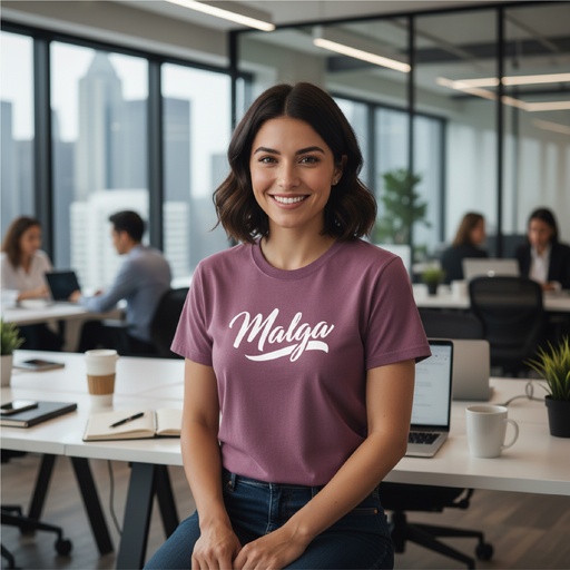 T-shirt col rond - 1717